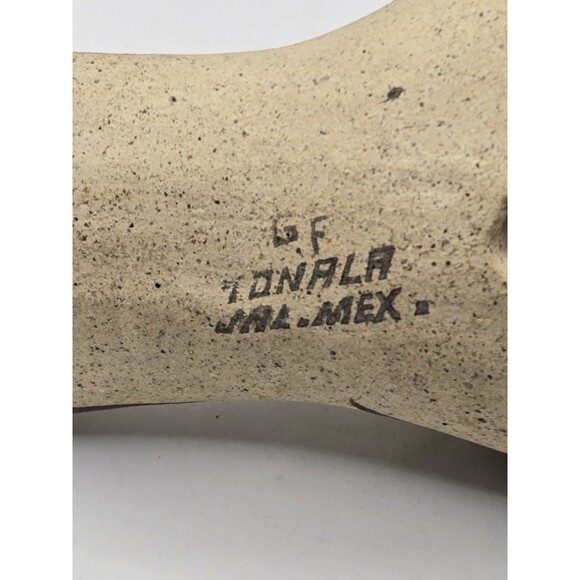 Vintage Tonala Mexican Folk Art Pottery Toucan Bird Hand Painted Figurine - Picture 10 of 13